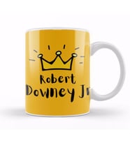 Robert Downey Jr Kupa Bardak Porselen
