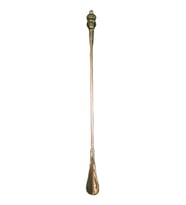 Ayakkabı Çekeceği Sevimli YamYam Motifli Uzun 565Mm Pirinç Döküm (Sarı)