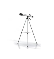 Teleskop 100 Kat Yakınlaştırma 50mm Eğitici Astronomik Uzay Doğa Ay Gözlem Teleskobu + Tripod