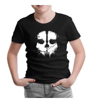 Call of Duty - Skull Siyah Çocuk Tshirt