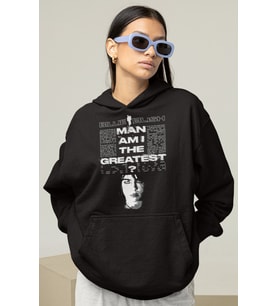 Billie Eilish Baskılı Unisex Oversize Tasarım Şarkıcı Hoodie