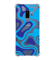 Samsung Galaxy S9 Plus  Köşe Korumalı Antişok Kapak Renkli Desen Tasarımlı Şeffaf Silikon Kılıf