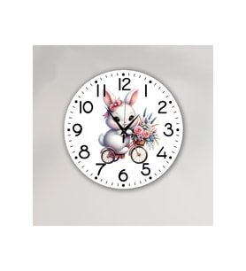 bilge Tasarım Çocuk Odası Duvar Saati 30 x 30 CM (Karışık)