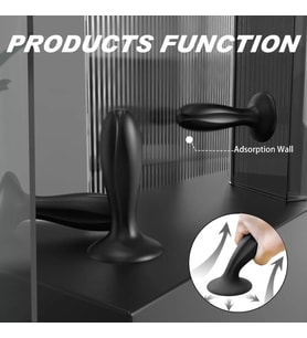 GENE Güçlü Vantuzlu Dong Silikon  Plug