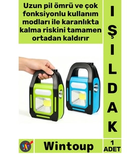 #Işıldak Güneş Enerjili Kamp Çadır Bahçe Aydınlatma Led Güçlü Solar Işıldak Şık Fener Usb Şarj Lamba