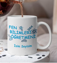 Fen Bilimleri Öğretmeni özel kupa bardak