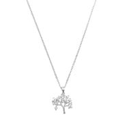Çelik Kolye Silver 45cm Ağaç