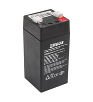 Orbus ORB4-4 4 Volt 4 Amper Dik Akü (45x45x100 Mm)