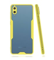Samsung Galaxy A02 Kılıf Platin Silikon - Sarı