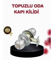 Paslanmaz Çelik Dayanıklı Topuzlu Kapı Kilidi