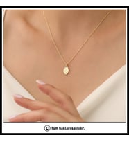 925 Ayar Gümüş Minimal Çilek Kolye