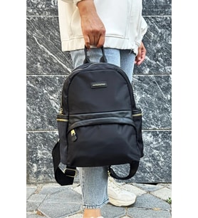 Kadın İthal Saten Kumaş Şık Okul Ve Sırt Çantası Shopper (STD)
