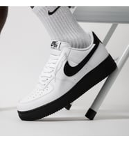 Nike Air Force 1 Low White Black Beyaz Siyah Günlük Spor Ayakkabı