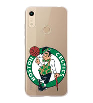 Huawei Honor 8a  Uyumlu Kapak Boston Celtics Tasarımlı Şeffaf Silikon Kılıf