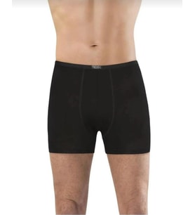 ANIT 1273 ERKEK BAMBU İNCE BELLİ LİKRALI BOXER 3 ADET (Siyah)