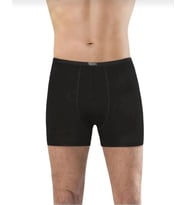 ANIT 1273 ERKEK BAMBU İNCE BELLİ LİKRALI BOXER 3 ADET (Siyah)