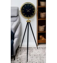 Eskitme Tripod Ayaklı Dekoratif Saat (Standart)