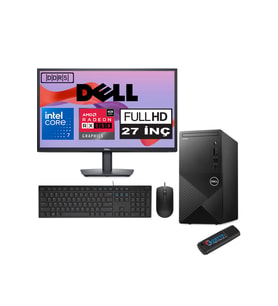 Dell Vostro 3030 mt Intel Core I7 12700 48GB Ddr5 4tb SSD 27" Fhd Ubuntu Amd RX550-4GB Masaüstü Bilgisayar 27N3030I7RX550U25 + Zetta USB Bellek