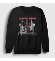 Presmono Unisex Siyah Mindloss Metal Gorefest Sweatshirt 512130tt