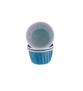 Cupcake Kalıbı Orta Boy Düz Renk  50*39 Mm (50 Adet)  Mavi
