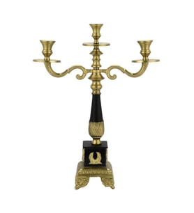 Vitale Royal Gold 3'lü Şamdan 53 cm AK.IU0427