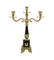 Vitale Royal Gold 3'lü Şamdan 53 cm AK.IU0427