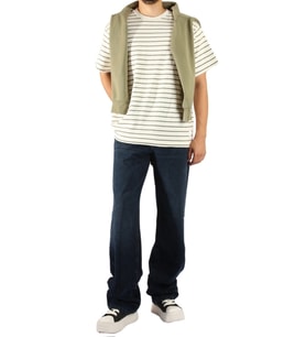 Denim Mavi Wide Leg Pantolon