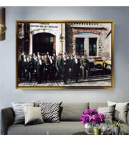 Altın Çerçeveli dekoratif tablo a1974 (Gold)