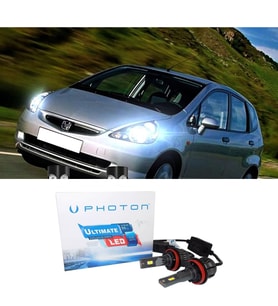 Honda Jazz Led Xenon Uzun + Kısa Far Ampulü H4 Ultimate 9500 Lumens Yeni Seri Beyaz