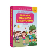 Adım Adım Okumaya Başlıyorum İlk Okuma Kitapları  Set  (10 Kitap)