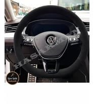 Volkswagen T-Roc Dikme Direksiyon Kılıfı Alcantara Süet Monza Black 2020-2026