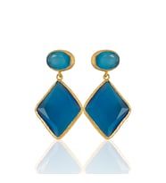 Kadir Jewellery 22 Ayar Altın Kaplama Kadın Sallantılı Küpe -El İşçiliği Ve Hipoalerjenik Küpe