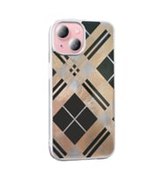 Apple iPhone 14 Uyumlu Kılıf Desenli Zore Mep Kapak (Gold)