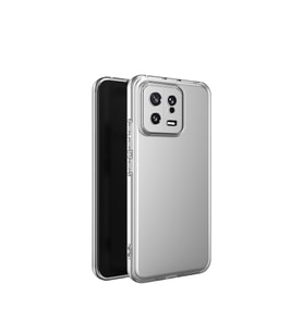 Xiaomi Mi 13 Kılıf Zore Kamera Korumalı Süper Silikon Kılıf (Renksiz)