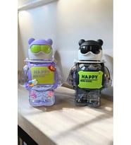 ROBOT FİGÜRLÜ MATARA SULUK 800ML (Y.Siyah)