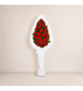 KIRMIZI GERBERA ÇELENK TASARIMI