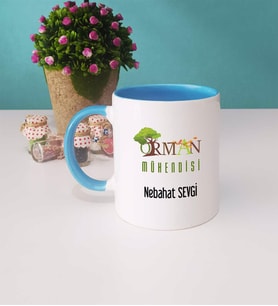 Orman Mühendisi Kupa Bardak Mavi