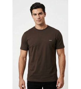 VİGOSS ERKEK BATTAL O YAKA BASIC T-SHIRT B3124-03370