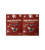 Limit Yayınları 2024-2025 9 Sınıf Matematik Yeni Maarif Modeli GÜNCEL Videolu Konu Anlatım Seti (Çok Renkli)