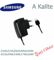Samsung E250 E900 D900 U600 U700 D900i D900 şarj cihazı