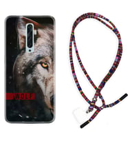 Oppo Reno 2Z 4 Lite 4 Pro 5 6 7 A31 Kılıf Boyun Asklı Rasta Silikon Wolf Eyes 1758