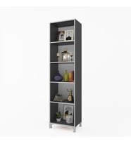 Kenzlife mutfak dolabı pakize 168*030*030 gri ayaklı banyo evrak ofis ayakkabılık kiler
