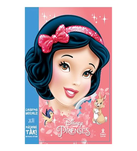 Maskeni Tak Disney Prenses Çıkartma Hediyeli Boyama Kitabı
