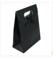 El Geçmeli Karton Çanta 38 x 27 x 15 cm, Siyah - 1 Adet (STD)