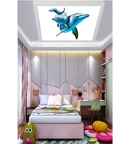Yunus Çocuk Avize, Led 60watt, Beyaz Işık, 60x60 Led Panel, Yeni Tasarım Ledli Avize,60w