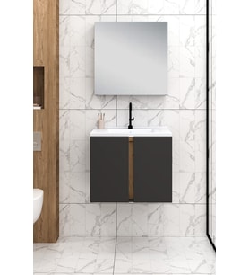 %100 Mdf 65 cm Lavina Banyo Dolabı