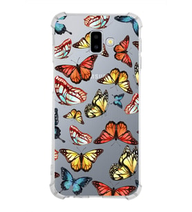 PrintiFy Samsung Galaxy J6+ Plus Uyumlu Water Color 2 Baskılı Şeffaf Köşe Korumalı Antişok Kılıf