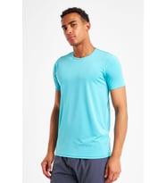 Erkek Kısa Kollu T-Shirt 25S-1220-25N (Mavi)