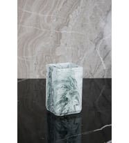Mermer Desenli Beton Diş Fırçalık (Yeşil)