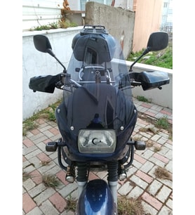 MOTOCAM Bmw F 650 Ön Cam 1993-2000 Model 43cm Füme Renkli 4mm